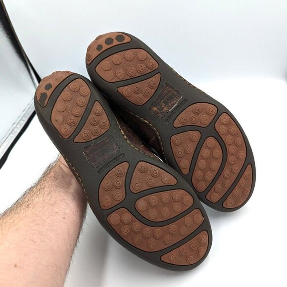 Born Thaton Shoes Mens Size 9.5 M Brown Driving Loafers Leather Slip-On Moccasin - Picture 6 of 8